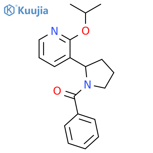 [2-(2-Isopropoxy-pyridin-3-yl)-pyrrolidin-1-yl]-phenyl-methanone structure