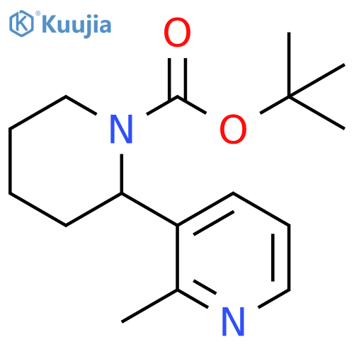 2-Methyl-3,4,5,6-tetrahydro-2H-[2,3]bipyridinyl-1-carboxylic acid tert-butyl ester structure