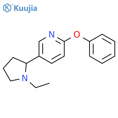 5-(1-Ethyl-pyrrolidin-2-yl)-2-phenoxy-pyridine structure
