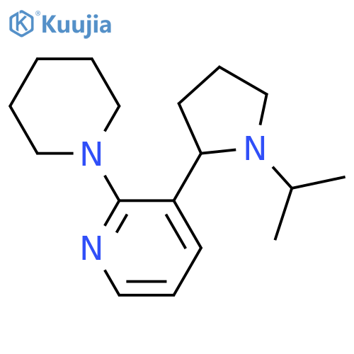 3-(1-Isopropyl-pyrrolidin-2-yl)-3,4,5,6-tetrahydro-2H-[1,2]bipyridinyl structure