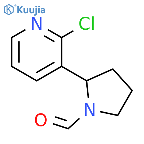 2-(2-Chloro-pyridin-3-yl)-pyrrolidine-1-carbaldehyde structure
