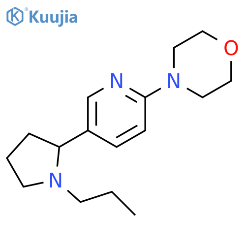 4-[5-(1-Propyl-pyrrolidin-2-yl)-pyridin-2-yl]-morpholine structure