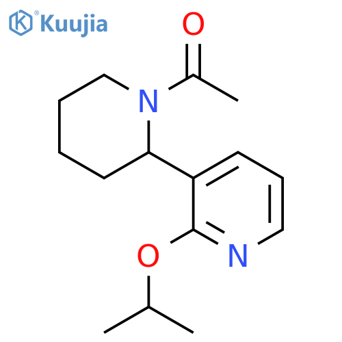 1-(2-Isopropoxy-3,4,5,6-tetrahydro-2H-[2,3]bipyridinyl-1-yl)-ethanone structure
