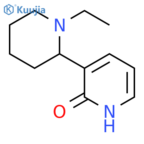 1-Ethyl-1,2,3,4,5,6-hexahydro-[2,3]bipyridinyl-2-ol structure