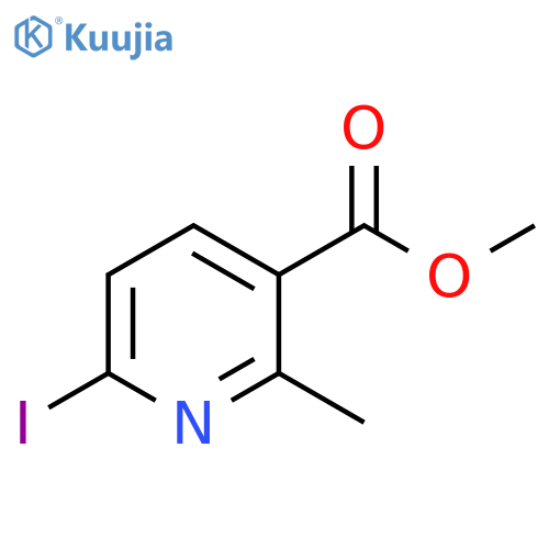 6-Iodo-2-methyl-nicotinic acid methyl ester structure