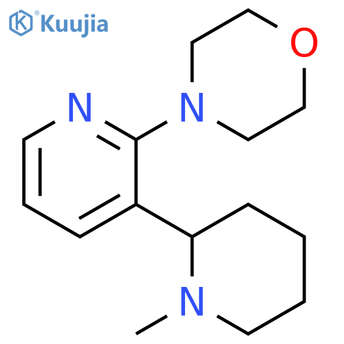 1-Methyl-2-morpholin-4-yl-1,2,3,4,5,6-hexahydro-[2,3]bipyridinyl structure