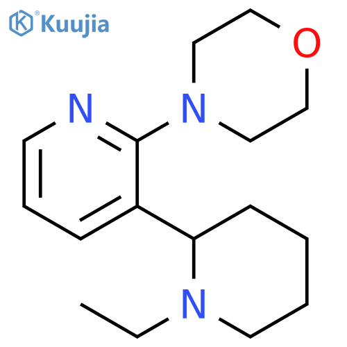 1-Ethyl-2-morpholin-4-yl-1,2,3,4,5,6-hexahydro-[2,3]bipyridinyl structure