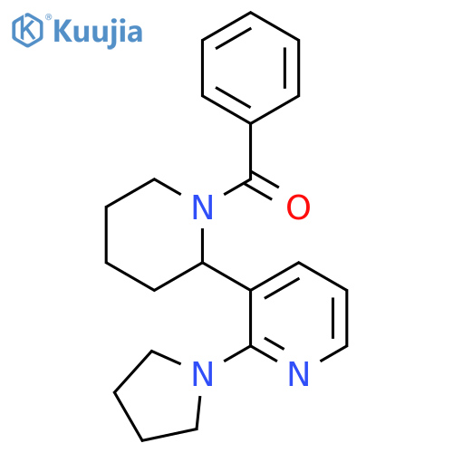 Phenyl-(2-pyrrolidin-1-yl-3,4,5,6-tetrahydro-2H-[2,3]bipyridinyl-1-yl)-methanone structure
