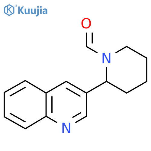 2-(Quinolin-3-yl)piperidine-1-carbaldehyde structure