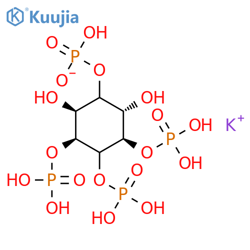 D-myo-Inositol,1,3,4,5-tetrakis(dihydrogen phosphate), potassium salt (9CI) structure