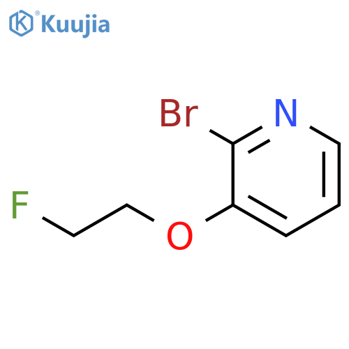2-Bromo-3-(2-fluoroethoxy)pyridine structure