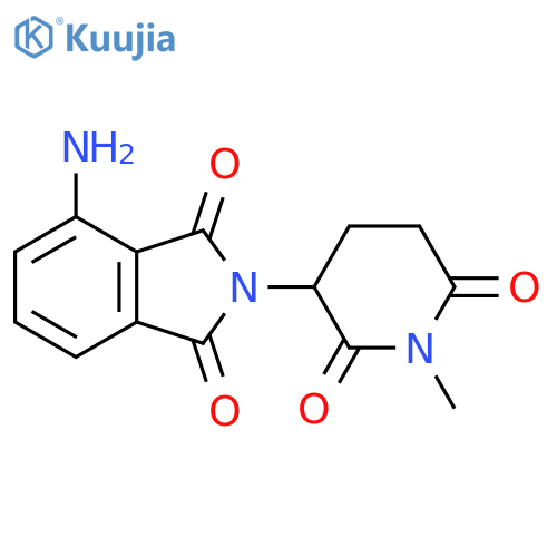 4-amino-2-(1-methyl-2,6-dioxopiperidin-3-yl)-2,3-dihydro-1H-isoindole-1,3-dione structure