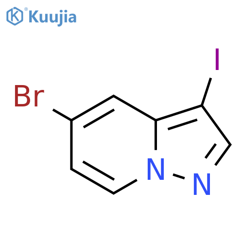 5-Bromo-3-iodopyrazolo[1,5-a]pyridine structure