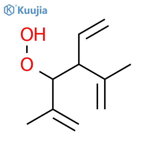 2,5-Dimethyl-4-vinyl-1,5-hexadien-3-ol; (3R,4S)-form, 3-Hydroperoxide structure