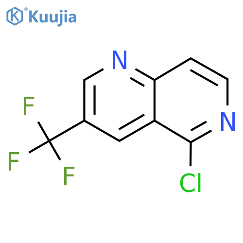 5-Chloro-3-(trifluoromethyl)-1,6-naphthyridine structure