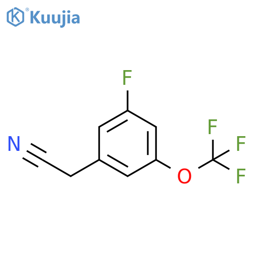 3-Fluoro-5-(trifluoromethoxy)phenylacetonitrile structure