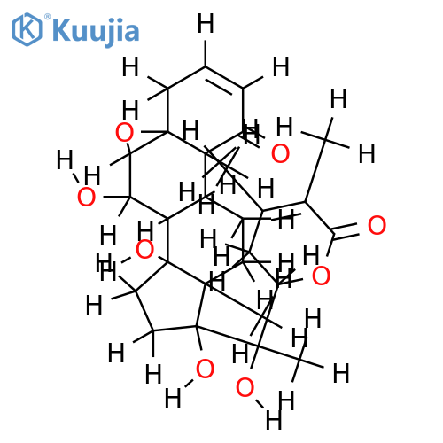 (20S,22R)-5beta,6beta-epoxy-7beta,14alpha,17beta,20-tetrahydroxy-1-oxowitha-2,24-dien-26,22- olide structure
