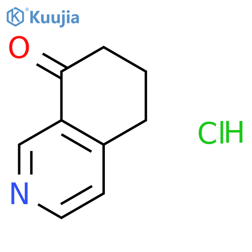 6,7-dihydro-5H-isoquinolin-8-one;hydrochloride structure