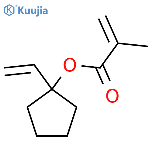 1-Vinylcyclopentyl methacrylate structure