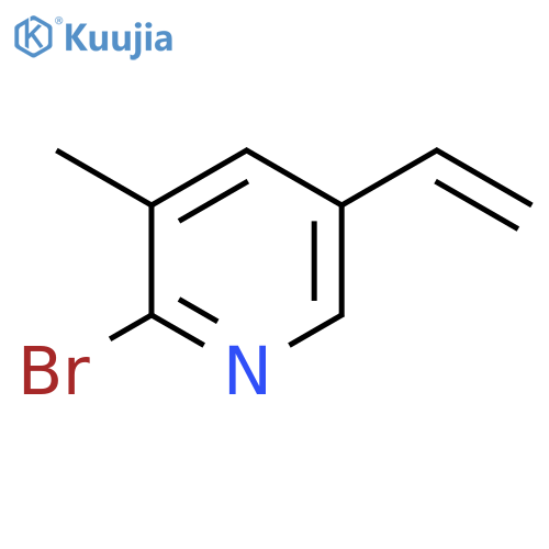 2-Bromo-3-methyl-5-vinylpyridine structure