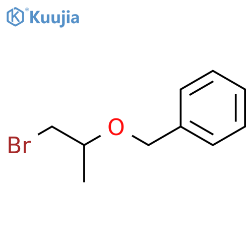 [(2-Bromo-1-methylethoxy)methyl]-benzene structure