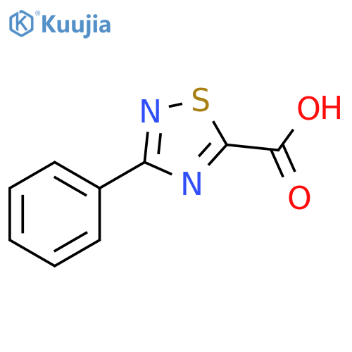 3-PHENYL-1,2,4-THIADIAZOLE-5-CARBOXYLIC ACID structure