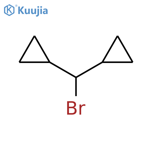 bromo(cyclopropyl)methylcyclopropane structure