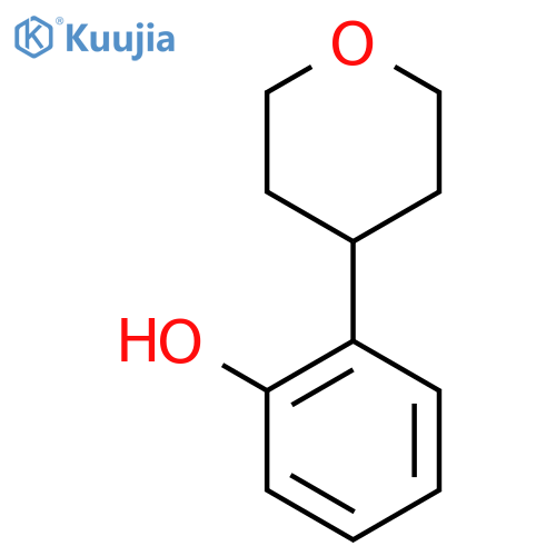 2-(oxan-4-yl)phenol structure