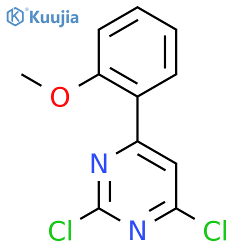 2,4-Dichloro-6-(2-methoxyphenyl)pyrimidine structure