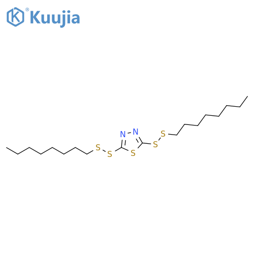 2,5-bis(octyldithio)-1,3,4-thiadiazole structure