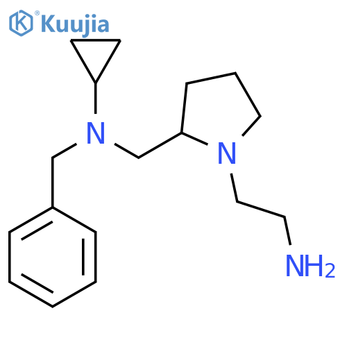 [1-(2-Amino-ethyl)-pyrrolidin-2-ylmethyl]-benzyl-cyclopropyl-amine structure