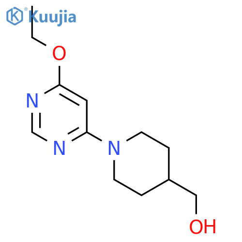 (1-(6-Ethoxypyrimidin-4-yl)piperidin-4-yl)methanol structure