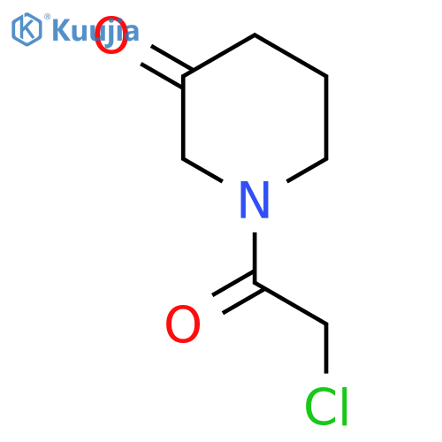 1-(2-Chloro-acetyl)-piperidin-3-one structure