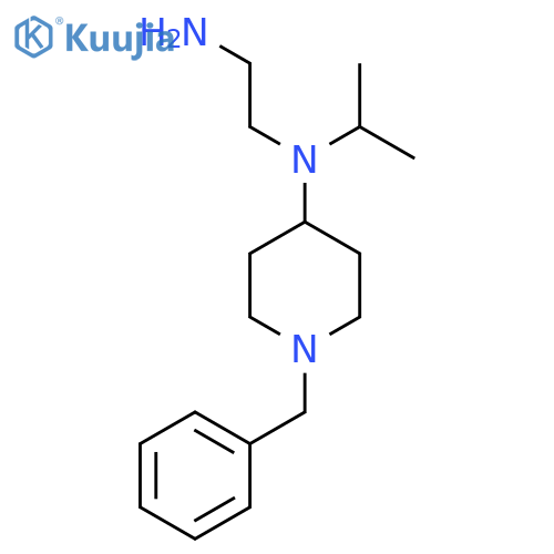 N'-(1-Benzylpiperidin-4-yl)-N'-propan-2-ylethane-1,2-diamine structure