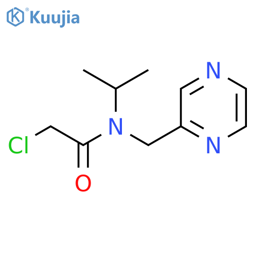 2-Chloro-N-isopropyl-N-pyrazin-2-ylmethyl-acetamide structure