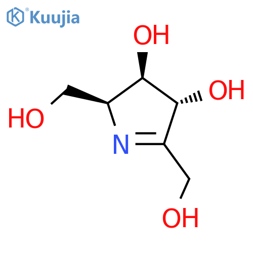 2H-Pyrrole-2,5-dimethanol,3,4-dihydro-3,4-dihydroxy-,(2S,3R,4R)-(9CI) structure