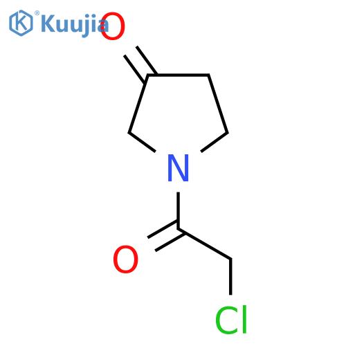 1-(2-Chloro-acetyl)-pyrrolidin-3-one structure