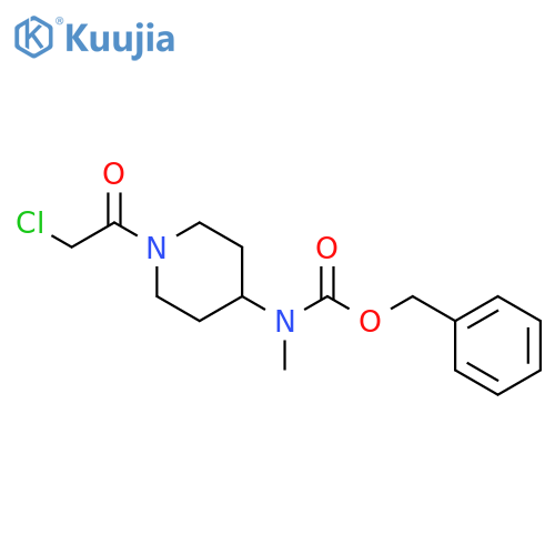 [1-(2-Chloro-acetyl)-piperidin-4-ylMethyl]-carbaMic acid benzyl ester structure