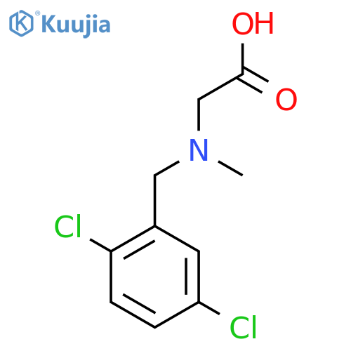 [(2,5-Dichloro-benzyl)-methyl-amino]-acetic acid structure