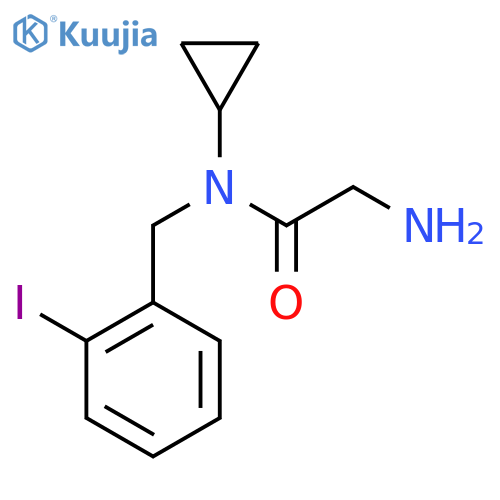 2-Amino-N-cyclopropyl-N-(2-iodo-benzyl)-acetamide structure