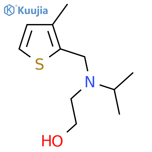 2-[Isopropyl-(3-methyl-thiophen-2-ylmethyl)-amino]-ethanol structure