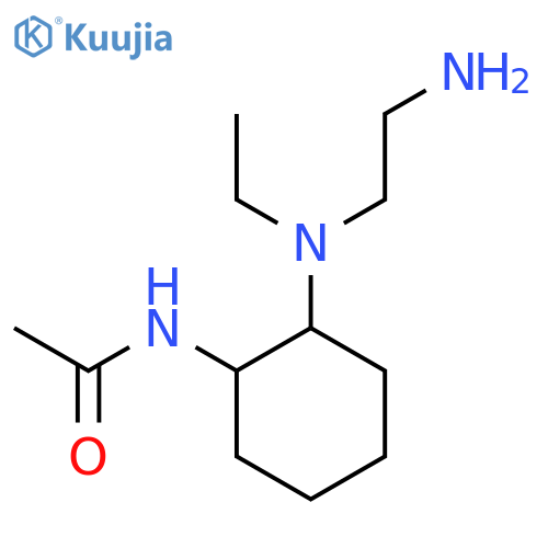 N-{2-[(2-Amino-ethyl)-ethyl-amino]-cyclohexyl}-acetamide structure