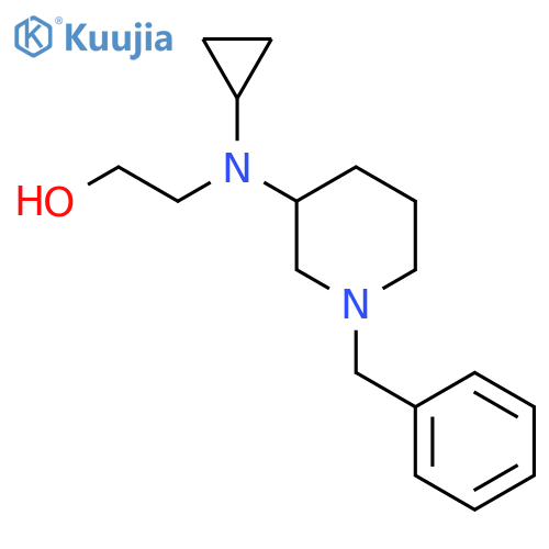 2-[(1-Benzyl-piperidin-3-yl)-cyclopropyl-amino]-ethanol structure