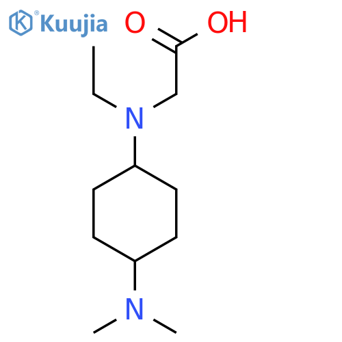 [(4-Dimethylamino-cyclohexyl)-ethyl-amino]-acetic acid structure