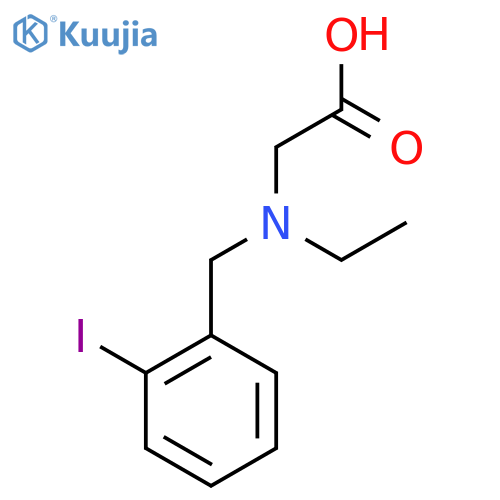 [Ethyl-(2-iodo-benzyl)-amino]-acetic acid structure