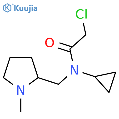 2-Chloro-N-cyclopropyl-N-(1-methyl-pyrrolidin-2-ylmethyl)-acetamide structure