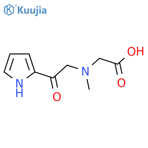 {Methyl-[2-oxo-2-(1H-pyrrol-2-yl)-ethyl]-amino}-acetic acid structure