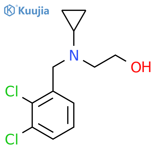 2-[Cyclopropyl-(2,3-dichloro-benzyl)-amino]-ethanol structure