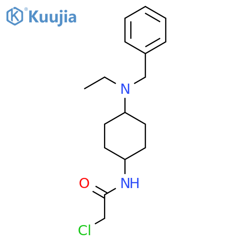 N-[4-(Benzyl-ethyl-amino)-cyclohexyl]-2-chloro-acetamide structure