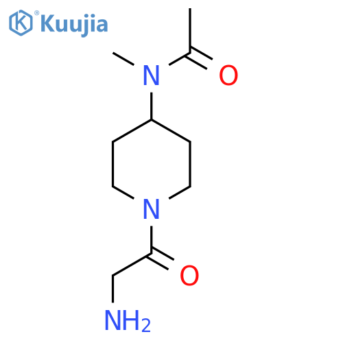 N-[1-(2-Amino-acetyl)-piperidin-4-yl]-N-methyl-acetamide structure